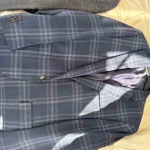 Ralph Lauren Navy Checkered Blazer